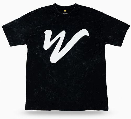 Black Acid Wash Oversized T- shirt